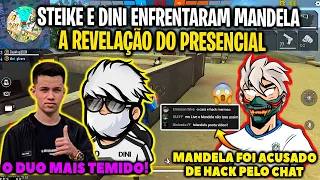 STEIKE FF E DINI FF VS MANDELA REVELAÇÃO 4X4 - MANDELA FOI ACUSADO DE HACK AO VIVO PELO CHAT!