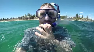 Snorkeling at Cottesloe Beach on a Good Day, Perth, WA