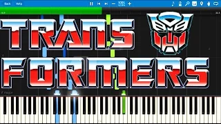 Transformers G1 S1 intro (1984) | Synthesia Piano Tutorial