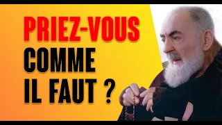 Pour Padre Pio on ne doit pas confondre méditation et divagation émotionnelle