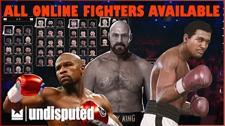 Undisputed All Boxers in game | Plus All Boxer Ratings