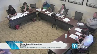 04/23/24 Metro Council Committee: Executive