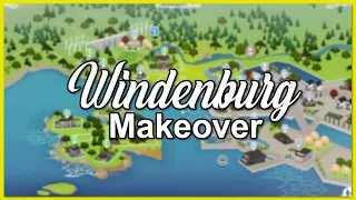 I renovated the whole of Windenburg // The Sims 4