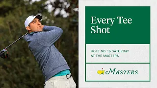 Every Tee Shot on Hole No. 16 Saturday At The Masters