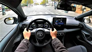New Toyota YARIS (Style Hybrid) - POV Test Drive. Toyota GoPRO driving.