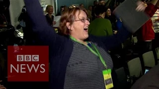 Rosetta comet landing reaction - BBC News