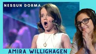 Reacting to Amira Willighagen - Nessun Dorma