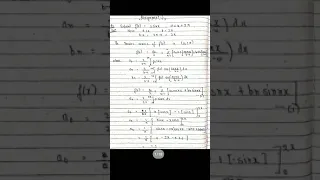 Find Fourier series for f(x)= xsinx , [0,2π]