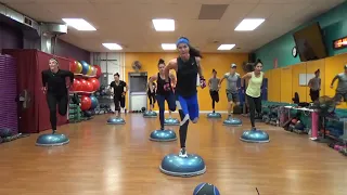 BOSU CARDIO with Legs and Back circuits