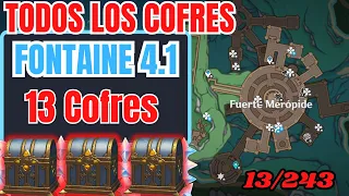 🌟TODOS LOS COFRES DE FONTAINE🌟| PARTE 1| VERSION 4.1 | Genshin impact