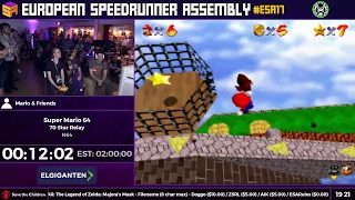 #ESA17 Speedruns - Super Mario 64 - 70 Player 70 Star Relay