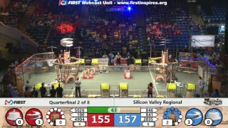 Quarterfinal 2 - 2017 Silicon Valley Regional