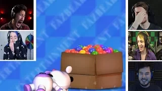 Let's Players Reaction To Playtesting The Ball Pit | Fnaf 6 (Freddy Fazbear's Pizzeria Simulator)