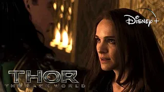 Thor: The Dark World | Jane Foster Slaps Loki Scene | Disney+ [2013]