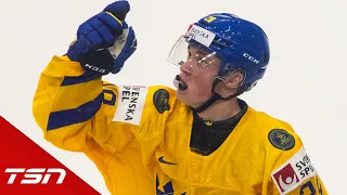 Sweden pummels Austria with shots in shutout win