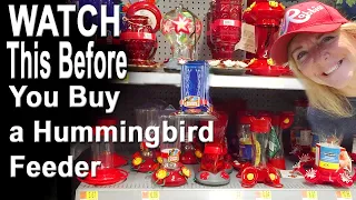 Hummingbird Feeders BE AWARE of Issues Before YOU Buy, EASY to Clean, Bees Ants & DIY Recipe Nectar