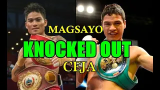 MAGSAYO VS. CEJA || BRUTAL KNOCK OUT