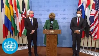 Ireland, France, and Estonia on Palestine/Israel - Media Stakeout (19 January 2022) | United Nations