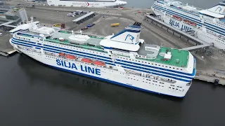 Cruise Helsinki - Stockholm Silja Serenade 2024. 4k