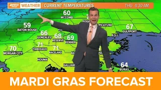 New Orleans Weather: Parade forecast for Mardi Gras