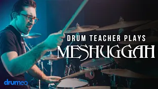 Drum Teacher Learns Meshuggah (“Rational Gaze” Drum Cover)