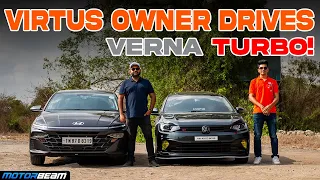 Modified Virtus GT Owner Drives New Hyundai Verna Turbo! | MotorBeam