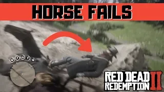 RDR2 Horse Fails Compilation (Red Dead Redemption 2)