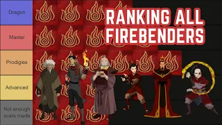 Ranking All Firebenders In Avatar The Last Airbender and Legend of Korra - Tierlist