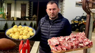 Built a Tandoor for Traditional Caucasian dish - Kazan Kebab | GEORGY KAVKAZ