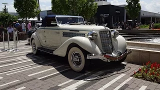 1936 Auburn 852 SC Supercharged Cabriolet & Engine Start Up on My Car Story with Lou Costabile