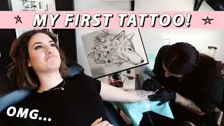 GETTING MY FIRST TATTOO!! OMG! | Jamie Paige