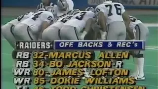 MNF 1987 -Raiders vs. Seahawks (Pt 1)