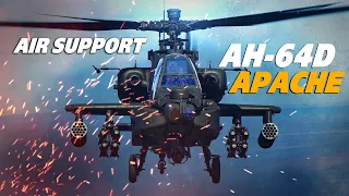 AH-64D Apache | Multicrew | Attempt To Provide Air Support | Digital Combat Simulator | DCS |