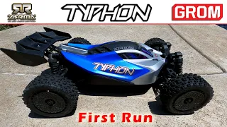Arrma Typhon GROM first run
