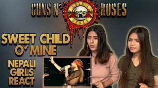 GUNS N' ROSES REACTION | SWEET CHILD O' MINE REACTION | PATREON REQUEST | NEPALI GIRLS REACT