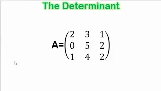 4. Determinant of a Matrix || 3 by 3 matrix || Matrices