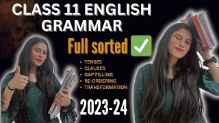 Class 11 Complete English Grammar Full ✅| Class 11 |  Exam Special | 2023-24 | Taniya Mam