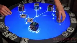 Демо-представление создания музыки на Reactable