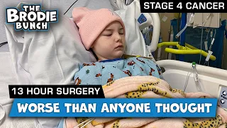 Kendall gets a MIRACLE surgery at MSK in New York City. - Stage 4 Neuroblastoma