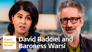 ‘A Muslim and a Jew Go There’ David Baddiel and Baroness Warsi Co-Host New Podcast