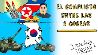 EL CONFLICTO ENTRE COREA del NORTE y SUR ¿Sabes porqué? | Draw My Life