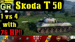 World of Tanks Škoda T 50 Replay - 9 Kills 7K DMG(Patch 1.7.0)