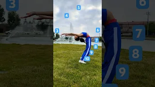 How far can you go? Viral Backbend Challenge by@annamcnulty #tiktok #viral #shortsfeed