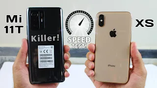 Xiaomi Mi 11T vs iPhone XS - Speed Test Comparison!