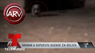 Graban a supuesto duende en Bolivia | Al Rojo Vivo | Telemundo