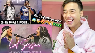 Lud Session feat. Gloria Groove (Live) | REACTION (Brazillian QUeenssss...)