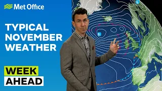 Week Ahead 06/11/2023 – Not as wet and windy – Met Office weather forecast UK