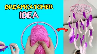 DIY DREAMCATCHER NEW IDEA NEW METHOD - AMAZING ROOM DECOR