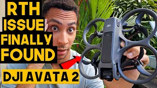 DJI FIX THIS! - AVATA 2 Return To Home Issue Found!