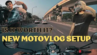 How did I make my 1st MotoVlog Setup with Hero Go Pro 10 - The Ultimate Moto Vlogging Camera!